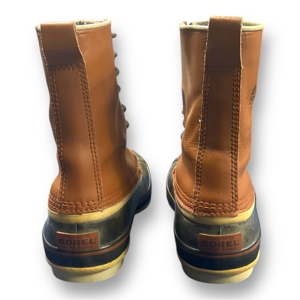 Sorel Brown and Yellow Winter Boots - Picture 5 of 8